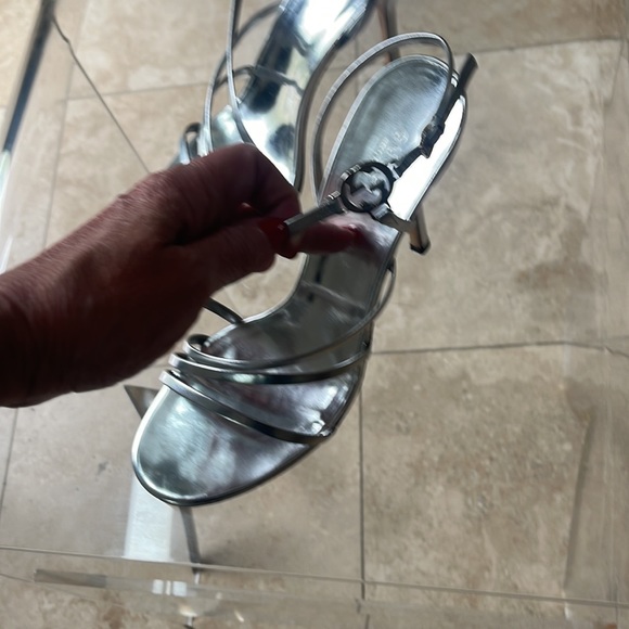 Gucci Silver Heels - Picture 3 of 11
